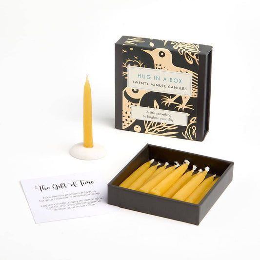 cotton & grey - twenty minutes candles - hug in a box