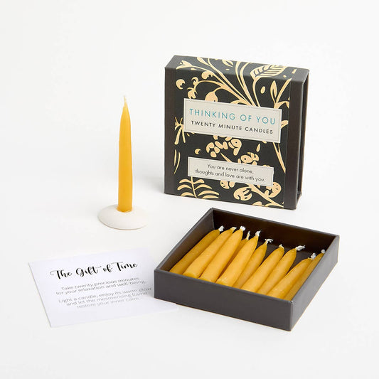 cotton & grey - twenty minutes candles - thinking of you