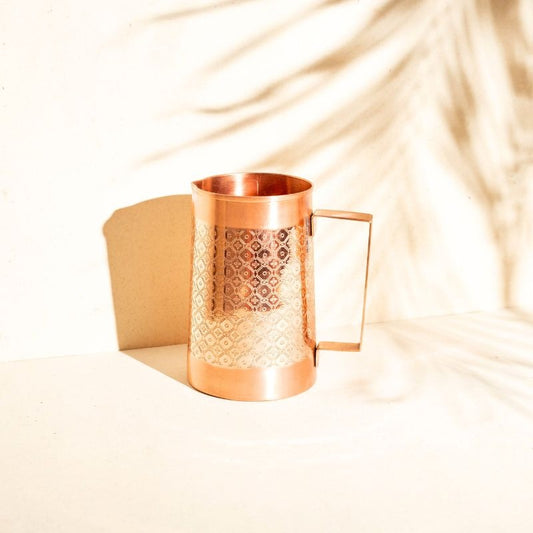 forrest & love - copper water jug ​​- mosaic - 1500ml