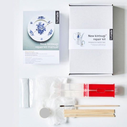 new kintsugi pottery repair kit - silver